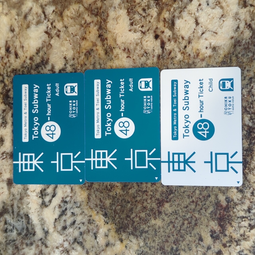 Tokyo Subway 48-hour ticket